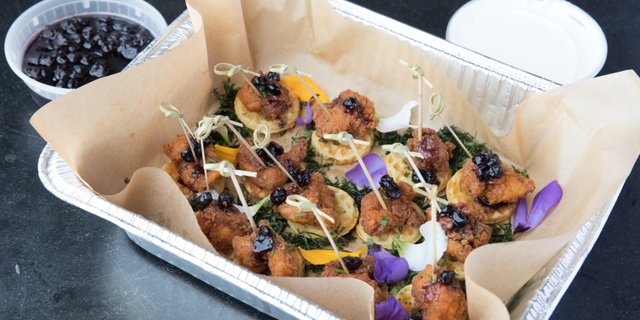 Mini Fried Chicken & Waffles