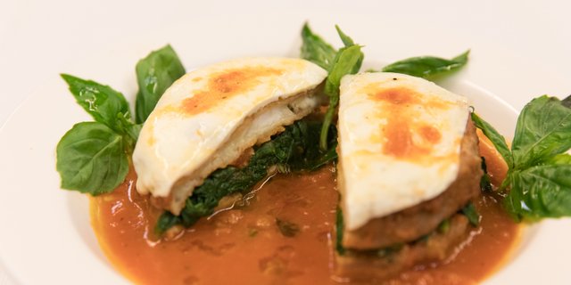 Eggplant & Spinach Sorrentino