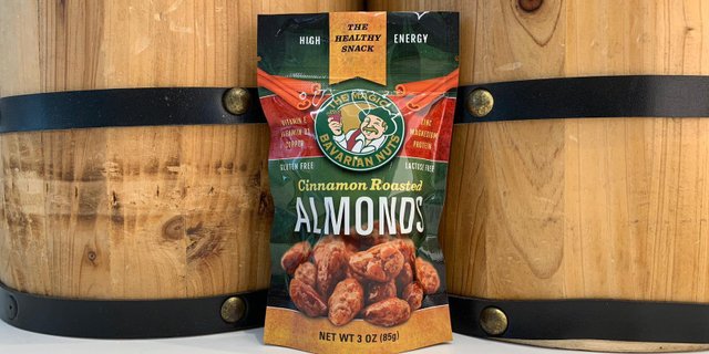 Cinnamon Roasted Almonds Package
