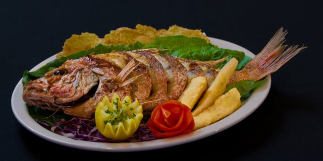 Deep-Fried Whole Red Snapper