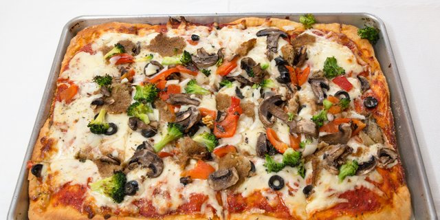 Veggie Sicilian Pizza