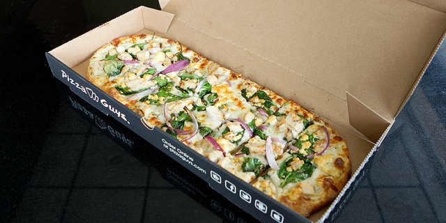 Grilled Chicken & Spinach Flatbread