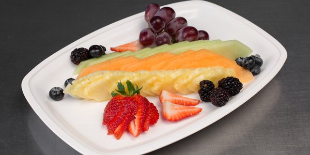 Fresh Sliced Fruit Display