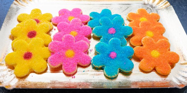 Seasonal Sugared Shortbread Cookies