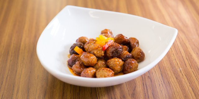 Orange-Glazed Meatballs