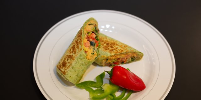 Hummus Veggie Wrap