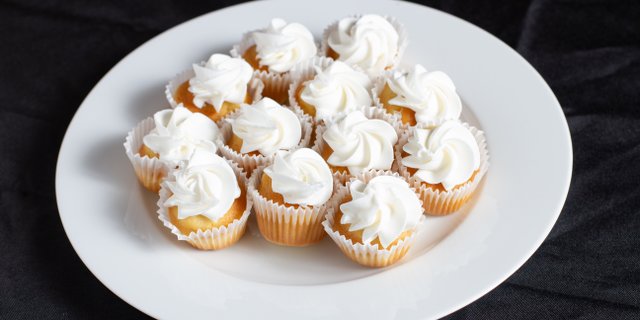 Dozen Mini Vanilla Cupcakes