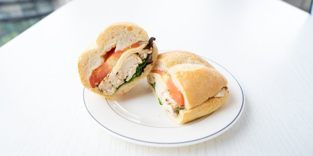 Sliced Chicken Sandwich