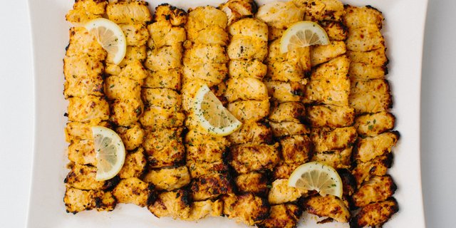 Flat-Cut Chicken Kabob