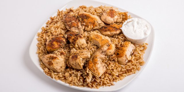 Grilled Chicken on Rice