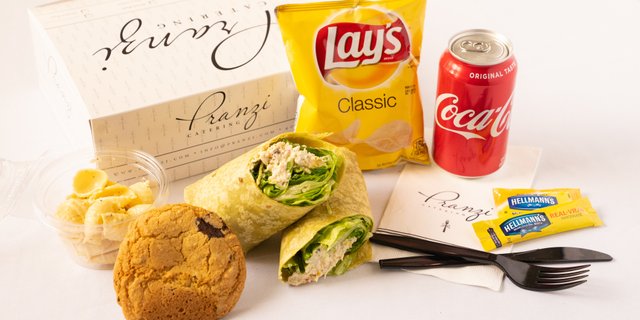 Signature Sandwich Boxed Lunch 3 (W/ Side, Dessert, & Drink)