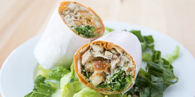 Chicken Caesar Wrap Platter