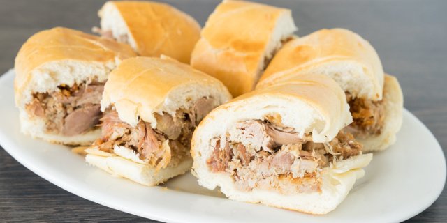 Mini Pan Con Lechon Platter (Pork Sandwiches)